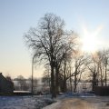 Eistag im Dezember bei minus 14 Grad in 2m Hoehe